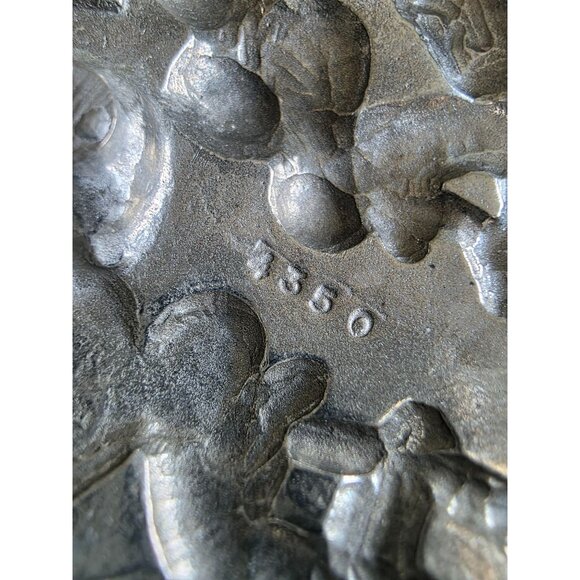 Vintage Heritage Metalworks Pewter Cherub Floral Candlestick Set of 4 (1992) - Picture 4 of 10